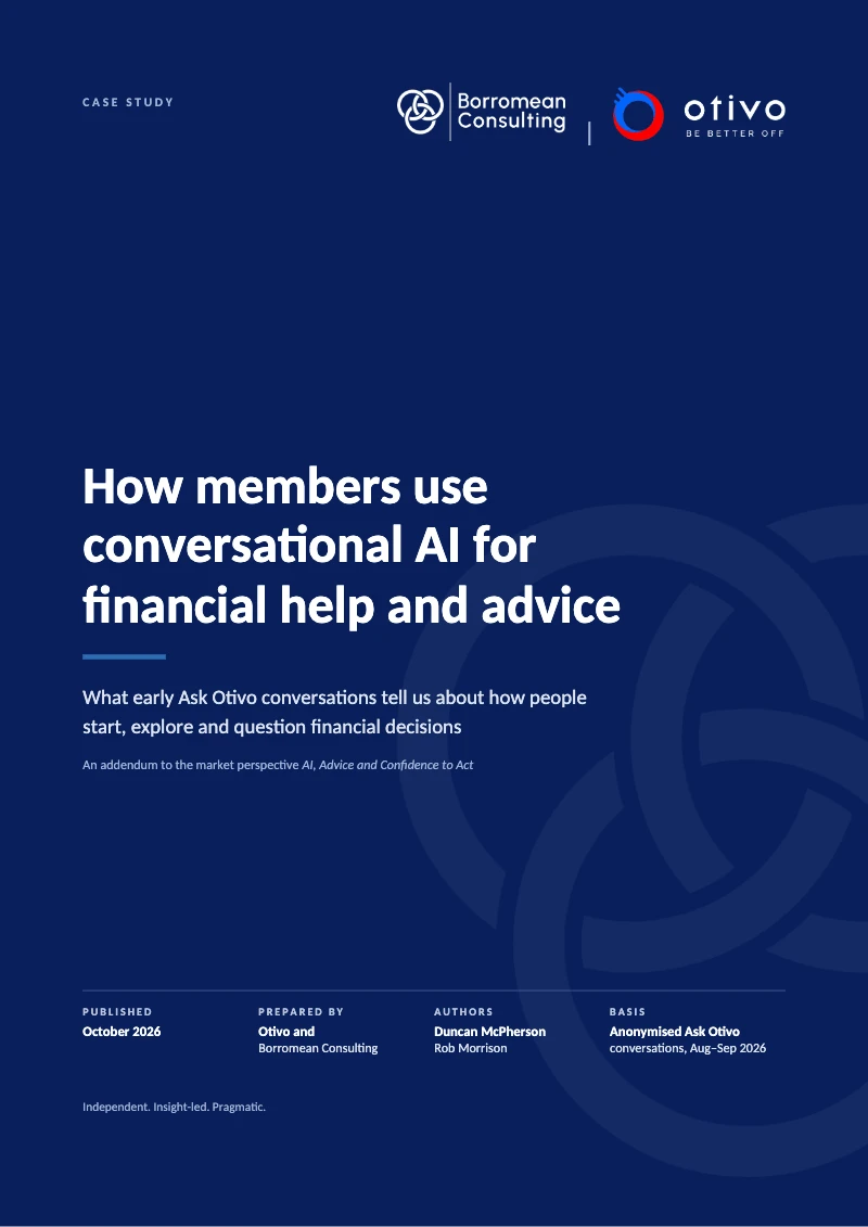 How members use conversational AI for financial help and advice cover